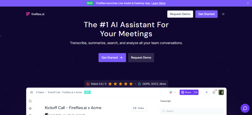 fireflies screenshot